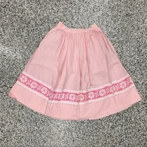 1950s pink Lolita skirt gingham